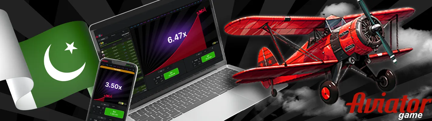 Aviator is an online crash style casino game in Pakistan